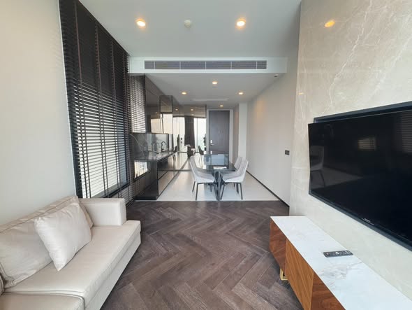 living room and room interior of THE ESSE Sukhumvit 36