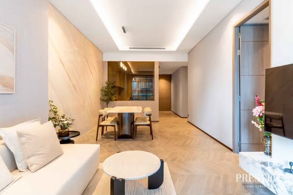 living room of The Estelle Phrom Phong