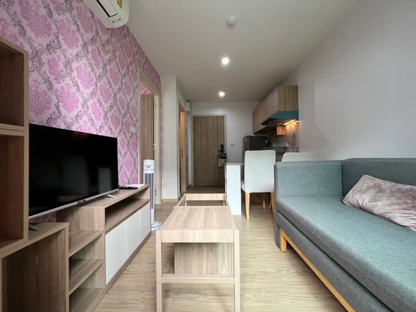 bedroom and living room of The Excel Hideaway Sukhumvit 50
