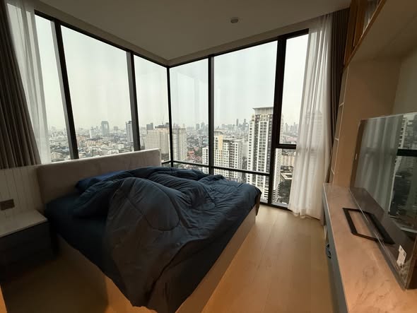 bedroom of THE EXTRO Phayathai-Rangnam