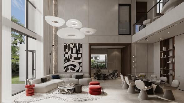 living room of The Gentry Phatthanakan 2 เดอะ เจนทริ พัฒนาการ 2