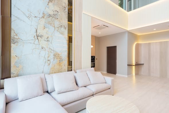 living room of The Gentry Phatthanakan 2 เดอะ เจนทริ พัฒนาการ 2