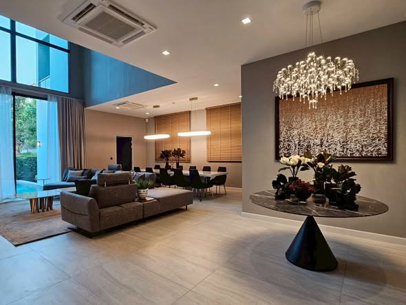 living room of The Gentry Phatthanakan 2 เดอะ เจนทริ พัฒนาการ 2