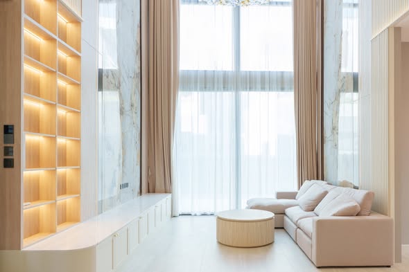 living room and room interior of The Gentry Phatthanakan 2 เดอะ เจนทริ พัฒนาการ 2