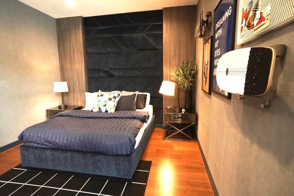 bedroom of เดอะ เจนทริ สุขุมวิท (THE GENTRY SUKHUMVIT 101)
