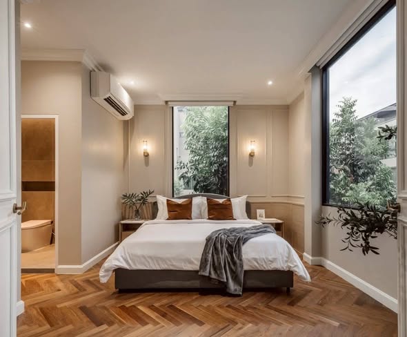 bedroom and room interior of เดอะ เจนทริ สุขุมวิท (THE GENTRY SUKHUMVIT 101)