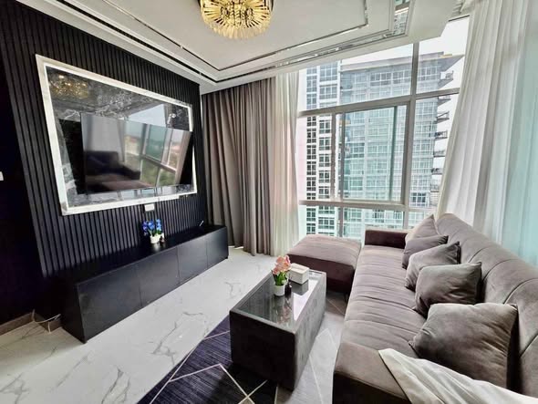 bedroom and living room of The Grand Jomtien Pattaya Beach