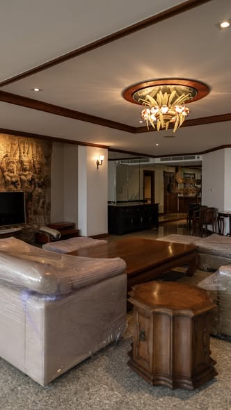 living room of The Habitat Condominium