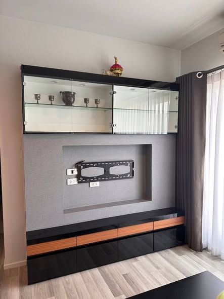 living room and room interior of The Key BTS Wutthakat เดอะ คีย์ บีทีเอส วุฒากาศ