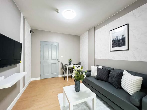living room of The Kith Plus Sukhumvit 113