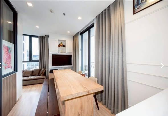 living room and bedroom and room interior of THE LINE Phahon-Pradipat