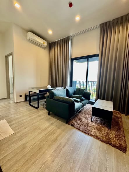 living room and bedroom of THE LINE Sukhumvit 101