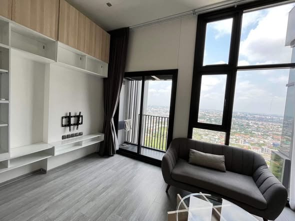 living room and bedroom and room interior of THE LINE Sukhumvit 101