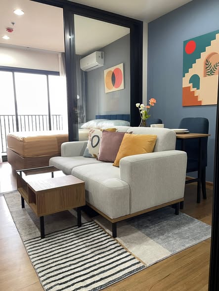 living room of The Line Vibe เดอะ ไลน์ ไวบ์