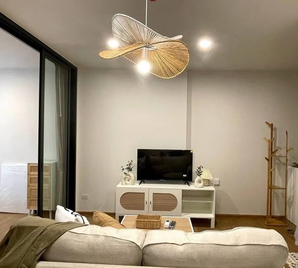 living room and bedroom and room interior of The Line Vibe เดอะ ไลน์ ไวบ์