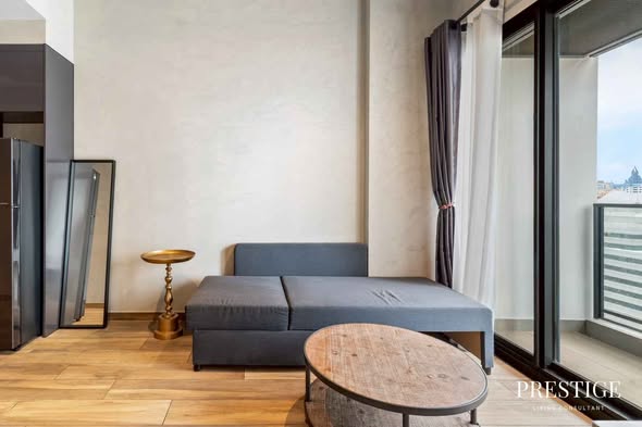 bedroom and living room and room interior of The Lofts Asoke
