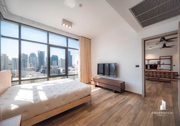 living room and bedroom and room interior of The Lofts Asoke