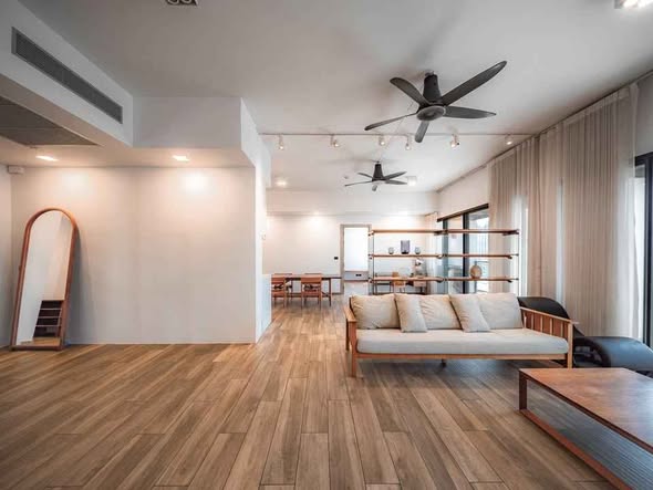 living room and bedroom and room interior of The Lofts Asoke