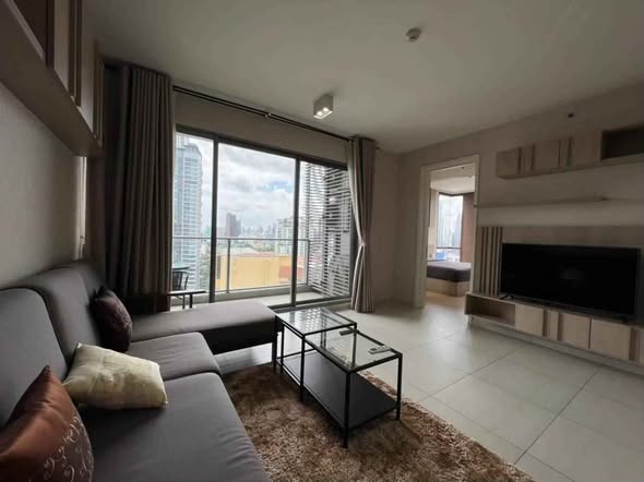 living room and bedroom of The Lofts Ekkamai