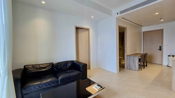 bedroom and living room of The Lofts Silom by Raimon Land