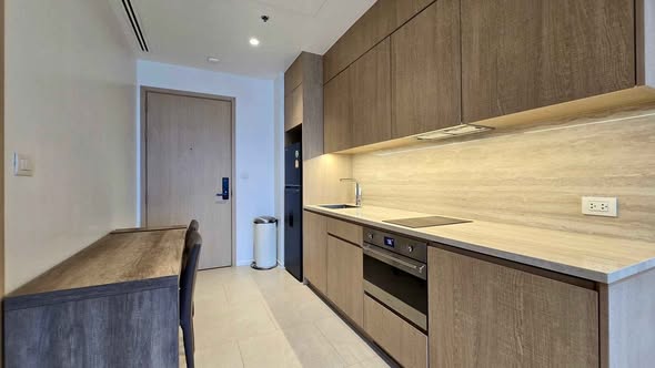 kitchen of The Lofts Silom by Raimon Land