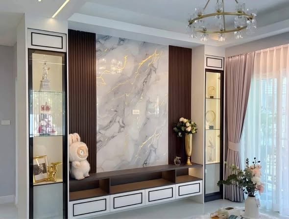 bedroom and living room of The M Pool Villas Bangkok – Ekkamai