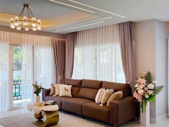 living room of The M Pool Villas Bangkok – Ekkamai