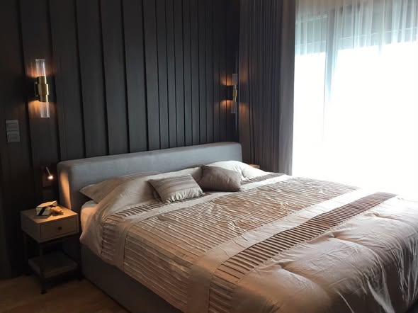 bedroom of The Madison