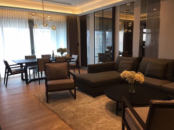 living room of The Madison