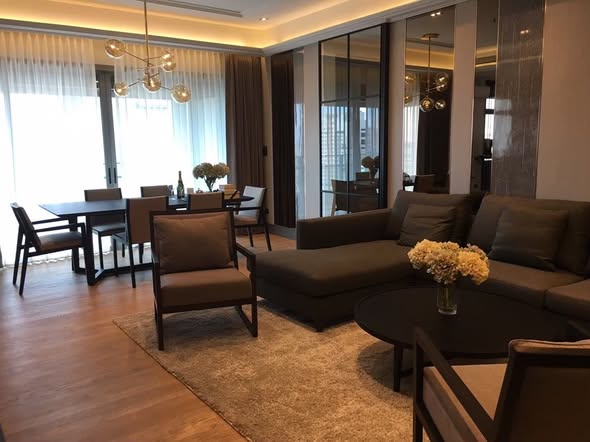 living room of The Madison