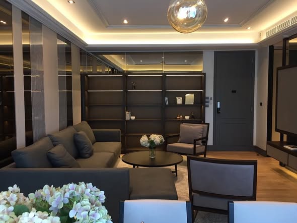 living room of The Madison