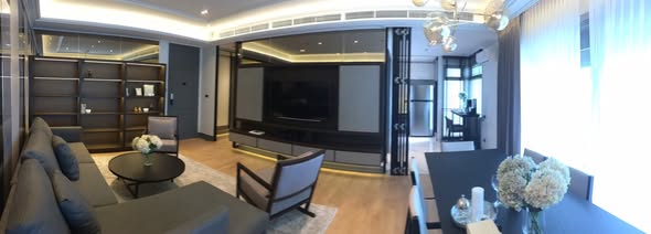 living room of The Madison