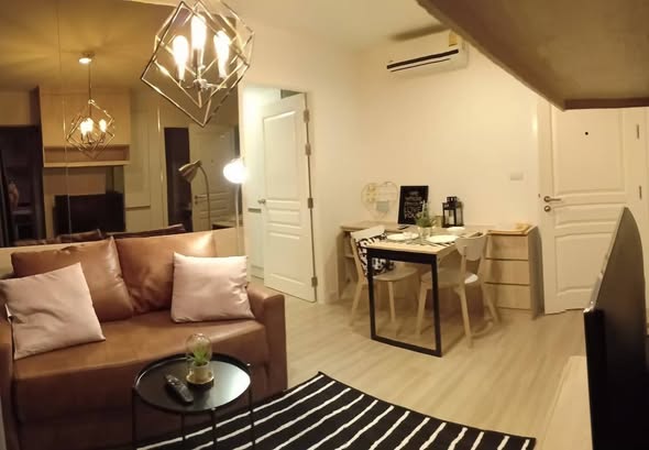 bedroom and living room of The Nest Sukhumvit 22