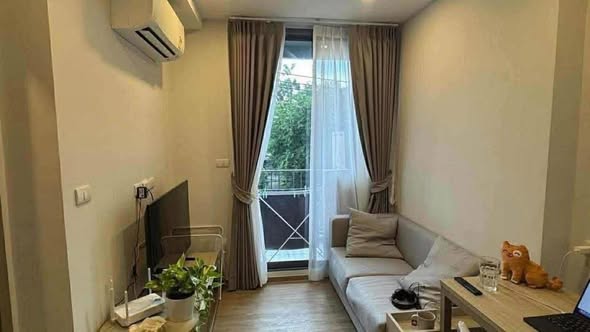 bedroom and living room of The Nest Sukhumvit 71