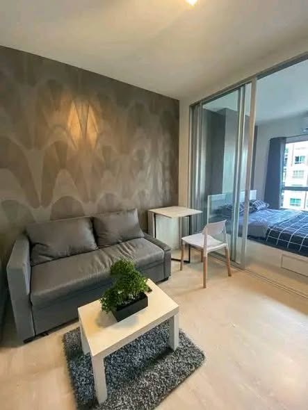 bedroom and living room of The Niche ID Bangkhae – Bangkae Phase 2