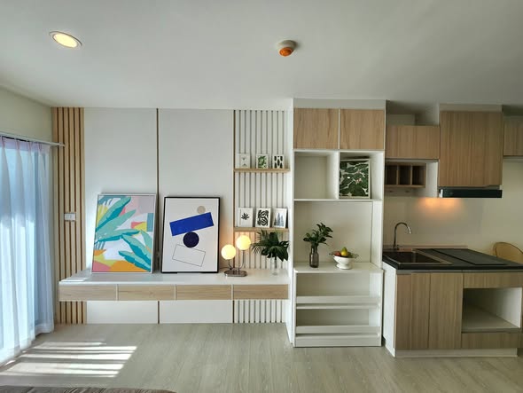 living room of The Niche Mono Sukhumvit 50