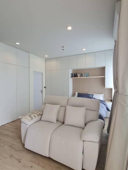 living room and bedroom and room interior of The Niche Pride Thong Lo-Phetchaburi