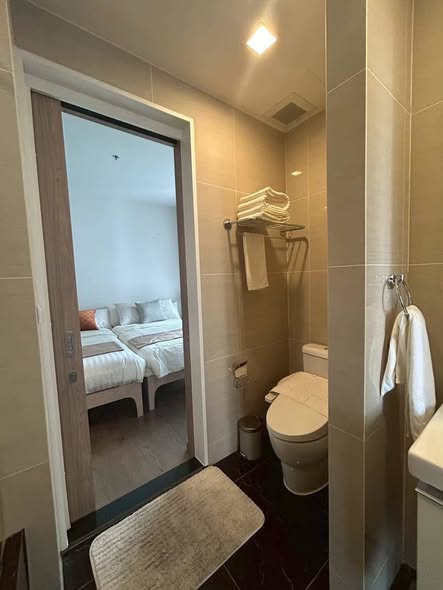 bedroom and room interior and bathroom of The Park at EM District