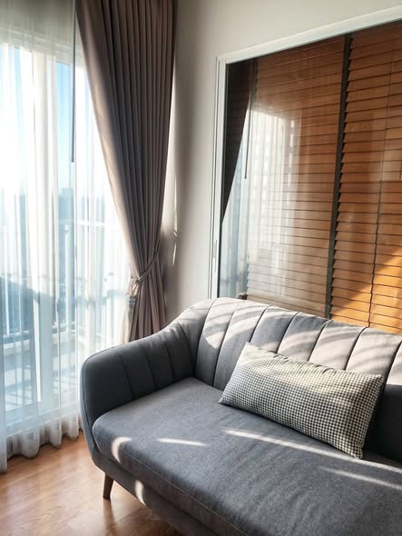 bedroom and living room of The Parkland Ratchada-Wongsawang