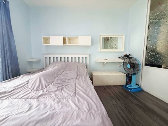 bedroom of The Parkland Taksin -Tha Phra