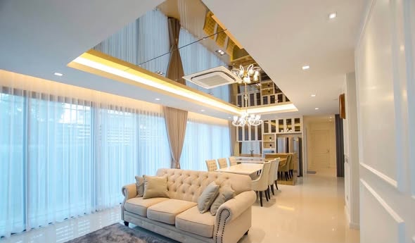living room of The Pavilla (Private Residences) Bangbon 3 เดอะ พาวิลลา บางบอน 3