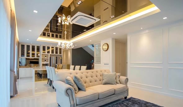 living room of The Pavilla (Private Residences) Bangbon 3 เดอะ พาวิลลา บางบอน 3
