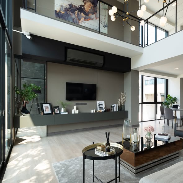 living room and room interior of The Preston Townhome