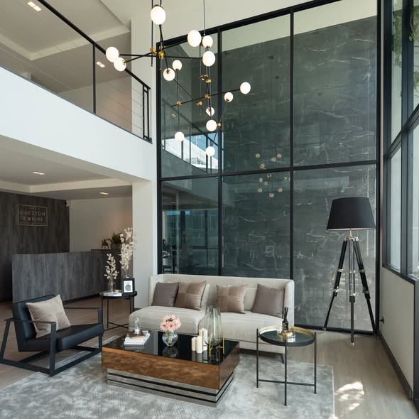 living room and room interior of The Preston Townhome