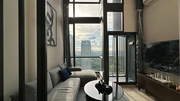 living room of The Privacy Jatujak