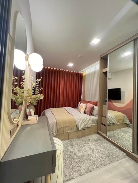 bedroom and bathroom of The Privacy S101