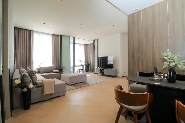bedroom and living room of The Reserve Sathorn