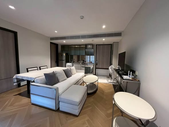 living room and bedroom and room interior of The Reserve Sukhumvit 61