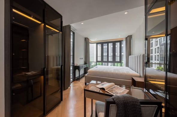 living room and bedroom and room interior of The Reserve Sukhumvit 61