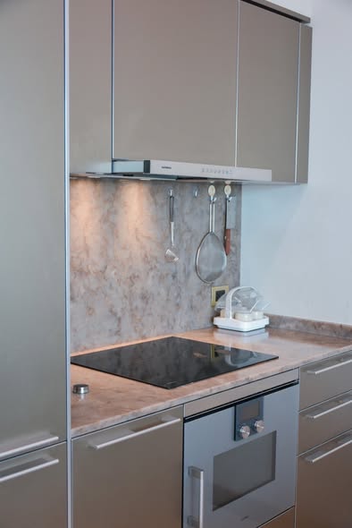bathroom and kitchen of The Residences at Mandarin Oriental Bangkok